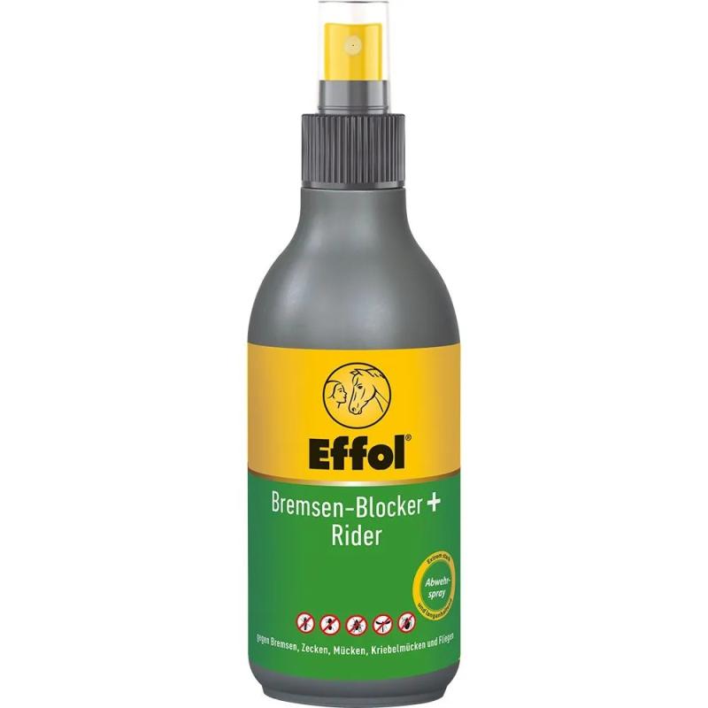 grau Sprüflasche von Effol mit gelbgrünen Etikett